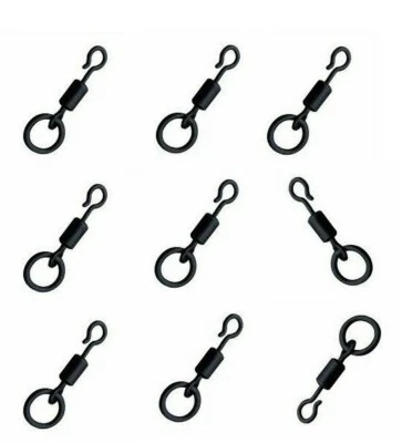 size 11 Quick change ring swivels  for Ronnie rigs carp fishing Terminal tackle - Image 1 of 4