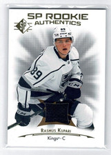 Rasmus Kupari 2021-22 UD SP Rookie Authentics Gold Jersey L.A. Kings No.113