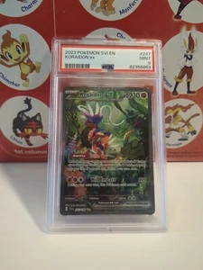 Koraidon EX 247/198 Illustration Alt Rare Scarlet & Violet PSA 9 * FAST SHIP - Picture 1 of 4