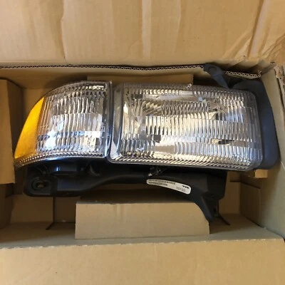 1994-2002 Ram 1500 2500 3500 Headlight Lamp Assembly Right Passenger Side  - Image 1 of 4