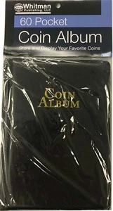Coin Album Wallet Stock Book for 2x2 Flips Holders Collection Display 60 Pockets - Picture 1 of 6