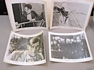 "DAYS OF THRILLS AND LAUGHTER" 4 Movie Stills Keystone Cops, B. Karloff, Chaplin - Picture 1 of 8