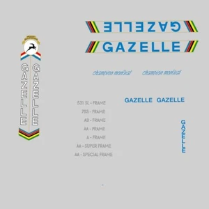 Gazelle Weltmeister Fahrrad Aufkleber, Aufkleber Nr. 42 - Bild 1 von 1