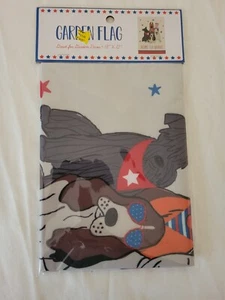 Bandera de jardín hogar de los valientes 18 inX12 pulgadas ¡BNIP! - Imagen 1 de 5