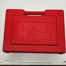 VINTAGE 1997 K'NEX RED STORAGE CARRYING CASE 14x10x4 EUC 