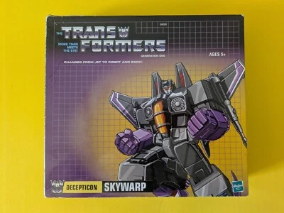 Transformers Decepticon Skywarp Corvo - Originale G1 HASBRO 2005 Da Collezione - Immagine 1 di 4