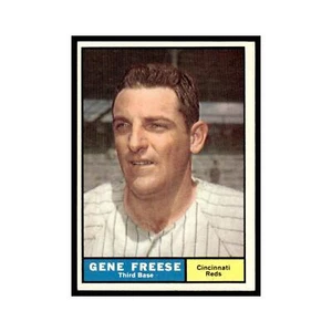 Gene Freese 1961 Topps #175 Cincinnati Reds Baseball Card EX - Picture 1 of 3