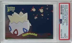 Pokemon Topps Movie 2000 Togepi's on a Roll foil Psa 9 (49275878)