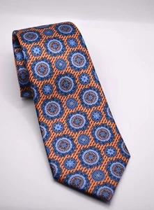 Ermenegildo Zegna Medallion Silk Tie Italy MSRP $195 - Picture 1 of 4