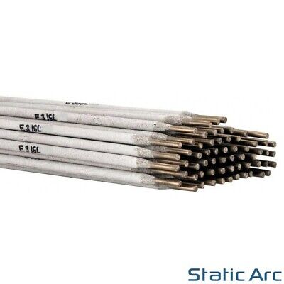 STAINLESS STEEL ARC MMA WELDING ELECTRODES RODS STICK 316L 2.0/2.5/3.2mm • 49.99£