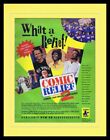 1988 Comic Relief 2 Cadré 11x14 ORIGINAL Vintage Publicité Billy Crystal
