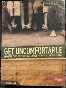 GET UNCOMFORTABLE: SERVE POOR STOP INJUSTICE CHANGE By Todd Phillips Very Good C - Picture 1 of 4