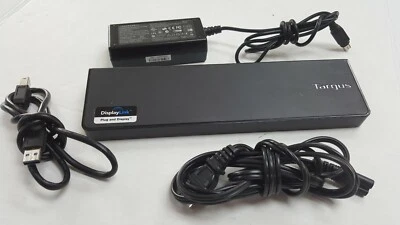 Estación de acoplamiento de video dual TARGUS USB 3.0 LAN HDMI DVI DVI ACP70USZ PROBADA Foto 1 de 4