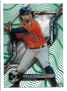 Jose Altuve 2018 Topps High Tek modello 1 onde VERDE /#07/99 Houston Astros - Foto 1 di 2