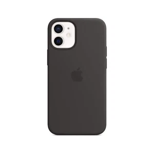 Official Genuine iPhone 12 mini Black Silicone phone case - BRAND NEW - Picture 1 of 1
