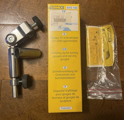 Plantilla TORMEK para gubias y cortadores de torneado SVD-180 original hecha en Suecia de colección. Foto 1 de 4