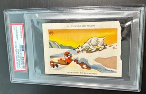 1930 Chocolate Amatller España El Tesoro de Rabin Mickey Mouse #22 Psa Auténtico - Imagen 1 de 2