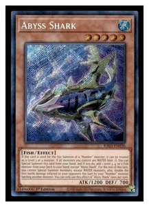 Yugioh Abyss Shark (Secret Rare) RA03-EN030 NM - Picture 1 of 2