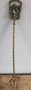 Brass Toasting Fork Vintage Design Cockington Forge Design Handle - Picture 1 of 6