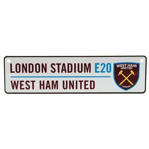 West Ham United FC Window Street Sign, Car Accessories, Sports, Gift ...