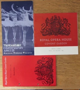 3 x THE ROYAL BALLET in SWAN LAKE 1964-1969-1975 RUDOLPH NUREYEV CHOREOGRAPHY - Picture 1 of 1