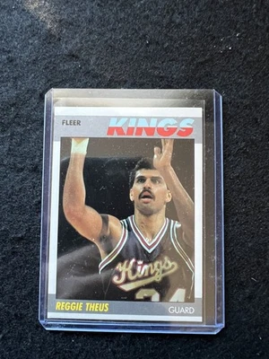 1987 Fleer Basketball Reggie Thews #105 Sacramento Kings🔥🏀🔥 - Image 1 of 2