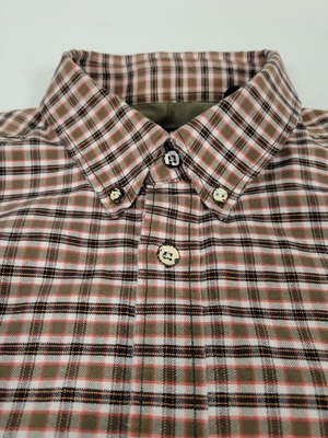 Rag & Bone M Plaid Oxford Cloth Button Down Shirt Medium Long Sleeve - Image 1 of 4