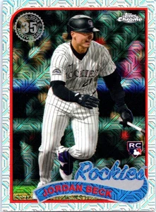 Jordan Beck 2024 Topps Update #T89CU-65 35th Anniversary Chrome Rockies - Picture 1 of 2