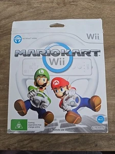 Mario Kart & Steering Wheel - Nintendo Wii - Complete With Manual - Pal - Vgc! - Picture 1 of 6