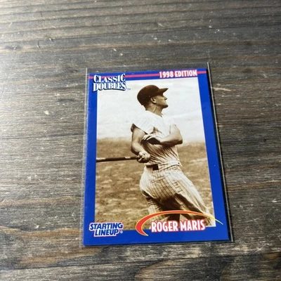 ROGER MARIS 1998 KENNER SLU "CLASSIC DOUBLES" CARD   N.Y. YANKEES HOF LEGEND - Image 1 of 4