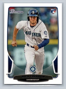 2013 Bowman Draft Picks & Prospects #12 Nick Franklin RC Seattle Mariners - Picture 1 of 2