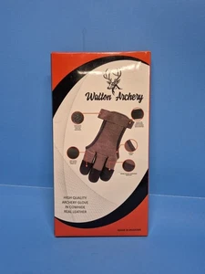 Walton Archery Glove Cowhide Real Leather Size Large - Picture 1 of 6