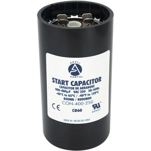 Appli Parts condensador de arranque motor 400-480 Mfd (microfaradios) uF 250VAC universal - Imagen 1 de 8