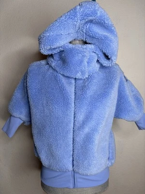 Alo Yoga Blue Sherpa Short Sleeve Jacket Size XS - Image 1 of 4