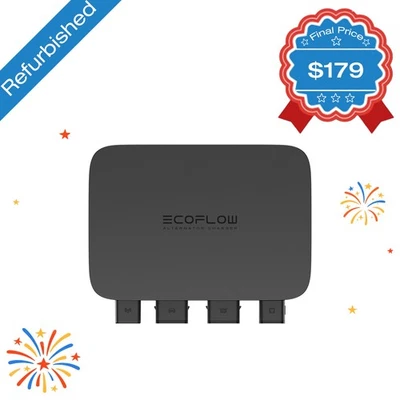 EcoFlow 800W Car Alternator Charger 3-in-1 Fast DC Charger Certified Refurbished - Image 1 of 4