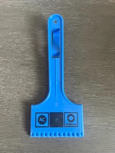 Vintage AC Delco GM General Motors 9'' Blue Plastic Ice Scraper - Picture 1 of 2