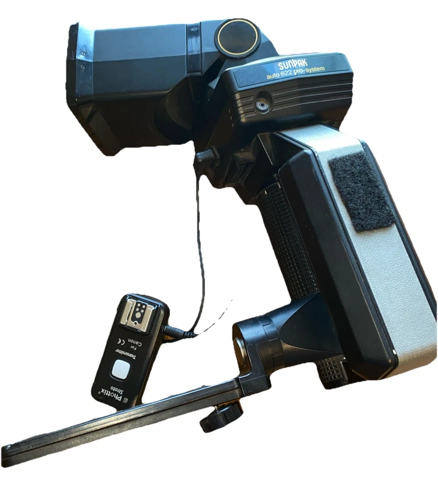 Flash Electrónico SUNPAK AUTO 622 Auto PRO-SYSTEM Plus Sin Probar o Piezas Foto 1 de 4