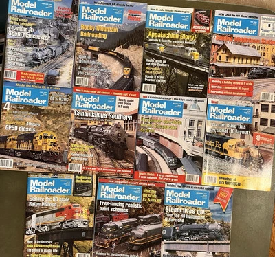 1996 Model Railroader Magazine 11 Issues February- December - Image 1 of 4