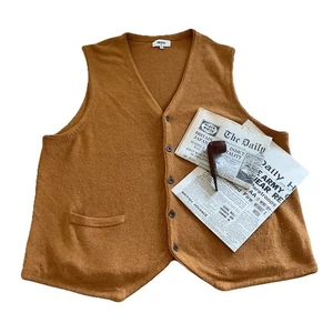 Vtg Men’s ‘1940s 50s Style’ Wool Blend Waistcoat Vest XXL 2XL + Replica papers - Picture 1 of 6