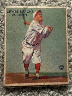 HACK WILSON 1933 Goudey #211 Brooklyn Dodgers - Image 1 of 2
