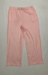 Pantaloni da notte Charter Club Only a righe pesca S - Foto 1 di 4
