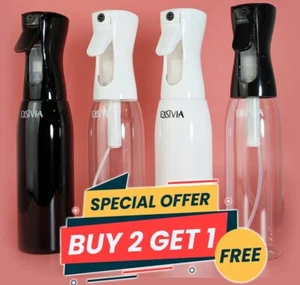 Continuous Mist Spray Bottle 300ml & 500ml Ultra Fine Water Mister - Picture 1 of 15