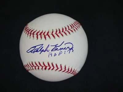 RALPH KINER SIGNED OMLB BASEBALL WITH "HOF '75" INSCRIPTION - PSA COA - Image 1 of 4