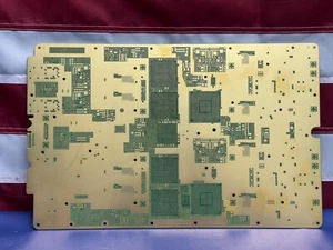 Large 15.625" x 9.875" Gold Plated Circuit Board PCB Great for Art Material - Picture 1 of 7