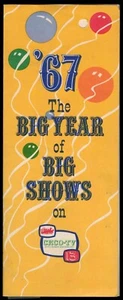 CKCO TV - KITCHENER, ONTARIO - FALL 1967 PROGRAM SCHEDULE - FOLD OUT BROCHURE - Picture 1 of 1