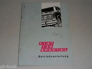 Instrucciones Servicio / Manual Fiat 124 Special, Stand 05/1969 - Imagen 1 de 1