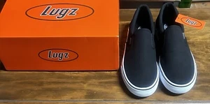 New In Box! Men’s Canvas Slip-On Sneakers Casual Shoes Black Lugz Sammy Size 12 - Picture 1 of 5