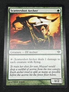 Magic the Gathering MTG Scattershot Archer Green Conflux Common - Picture 1 of 2