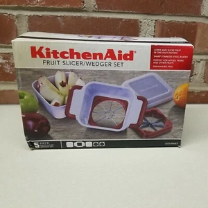 KitchenAid Fruit Vegetable Wedger Slicer Set 2 Changeable Blades Red Kitchen - Picture 1 of 10