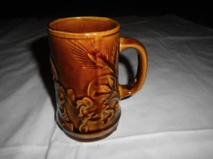 Bierkrug mit Kartenspieler  Keramik Krug / Becher / Pott / Bierglas / Bierfass  - Bild 1 von 3